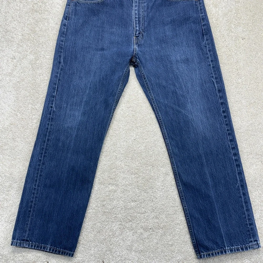 Levis 505 Jeans Mens 40x31 Blue Denim High Rise Straight Leg‎ Regular Fit